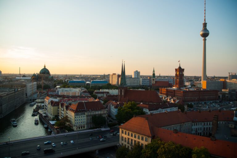Berlin - Sonnenuntergang - Skyline